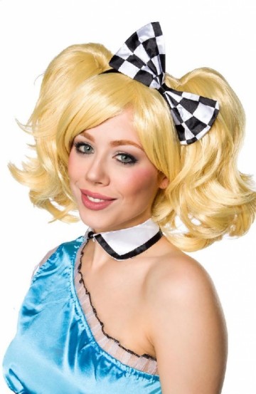 Alice in Wonderland compleet fantasie setje blauw S-XL