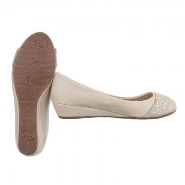 Ballerina strass beige