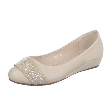 Ballerina strass beige