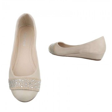 Ballerina strass beige