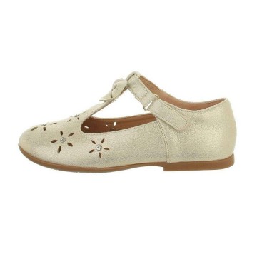 Ballerinas glitter strass goud 24 35