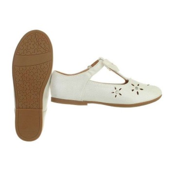 Ballerinas glitter strass wit 24 35