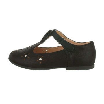 Ballerinas glitter strass zwart 24 35