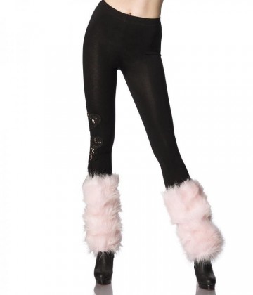 Beenwarmers pluche roze