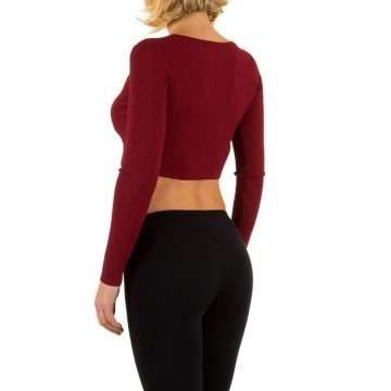 Bolero crop top rood