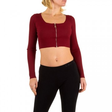 Bolero crop top rood