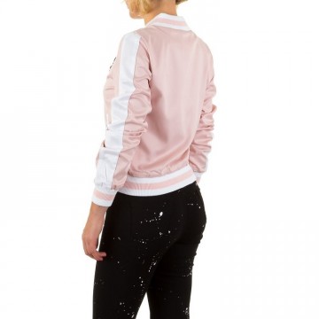 Bomberjack glans roze