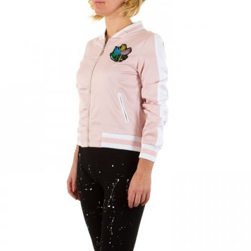 Bomberjack glans roze