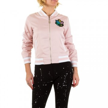 Bomberjack glans roze