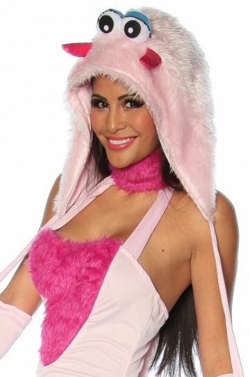 Monster kostuum roze compleet