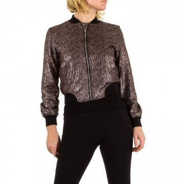 Glitter jasje bruin zwart