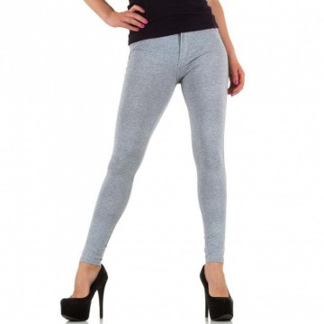 Dames sport legging licht doorzichtig grijs of blauw