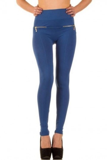 Dames legging blauw XS-XL