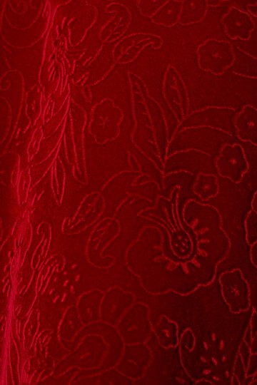 Dirndl jurkje compleet rood zwart