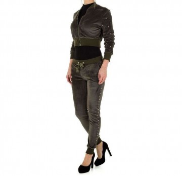 Huispak strass leger groen