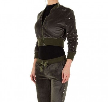 Huispak strass leger groen