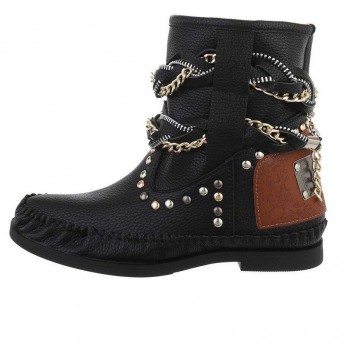 Ibiza style laarzen zwart