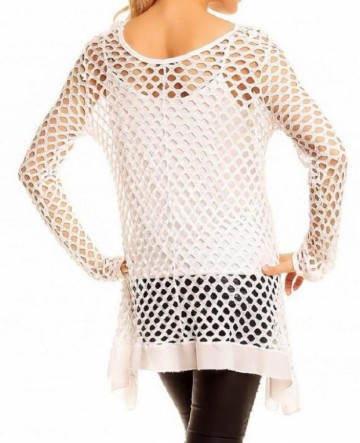 Tuniek met spaghetti top wit