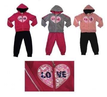 Joggingpak set meisjes 1-5 jaar