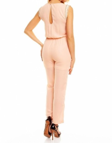 Jumpsuit zomer roze zalm
