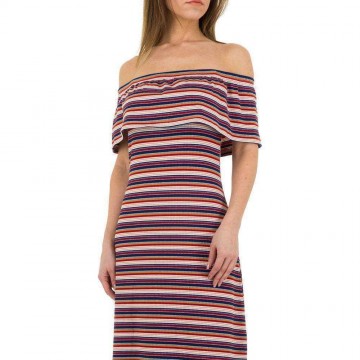 Maxi jurk rood multi