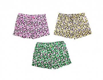 Meisjes korte broek camouflage neon kleuren 4-12 jaar