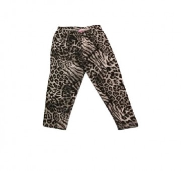 Meisjes tijgerprint legging bruin 2-14 jaar