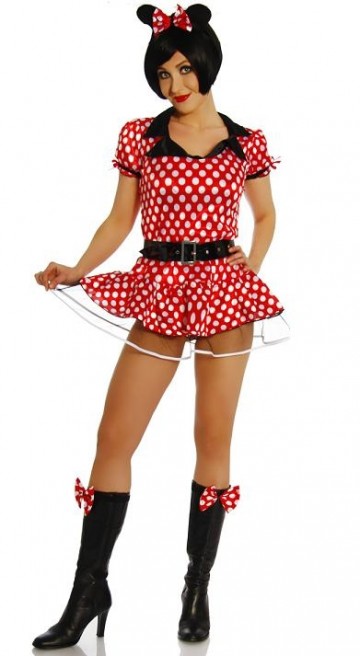 Minnie mouse jurkje compleet OS -3XL