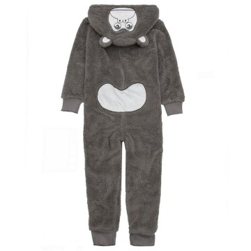 Onesie jongens gorilla grijs 7-13 jaar