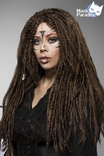 Pruik dreadlocks piraat hippie rasta voodoo