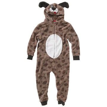 Puppy dieren onesie bruin 2-12 jaar