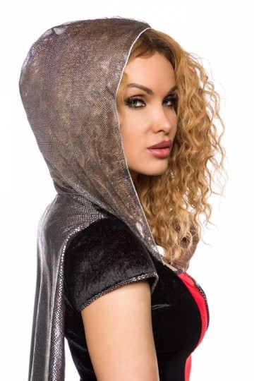 Ridder kostuum jurkje met capuchon