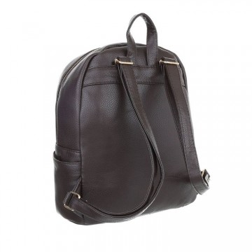 Rugtas middel groot met strass donker bruin