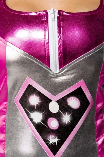 Ruimte space kostuum compleet setje zilver