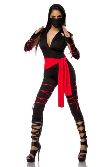 Sexy ninja outfit compleet