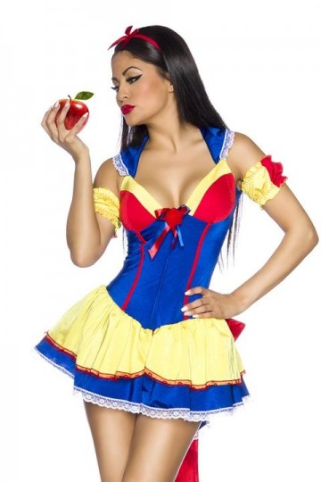 Sneeuwwitje jurkje compleet kostuum XS-M