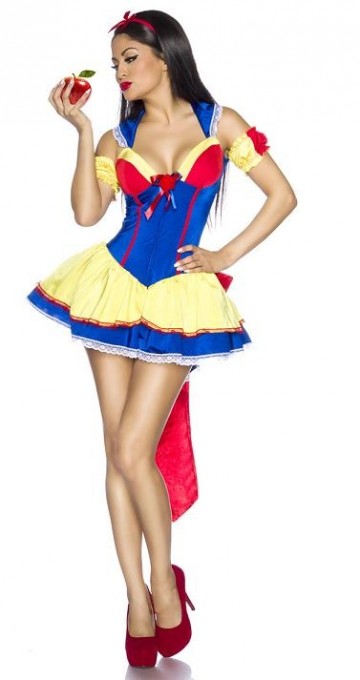 Sneeuwwitje jurkje compleet kostuum XS-M