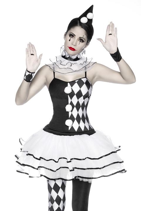 Vochtig Vermoorden bericht Harlekijn kostuum compleet zwart wit - Overige carnavals kleding -  Mini-jurken.nl